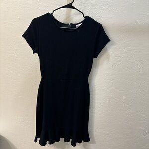 Francesca's Collections Black Midi Dress